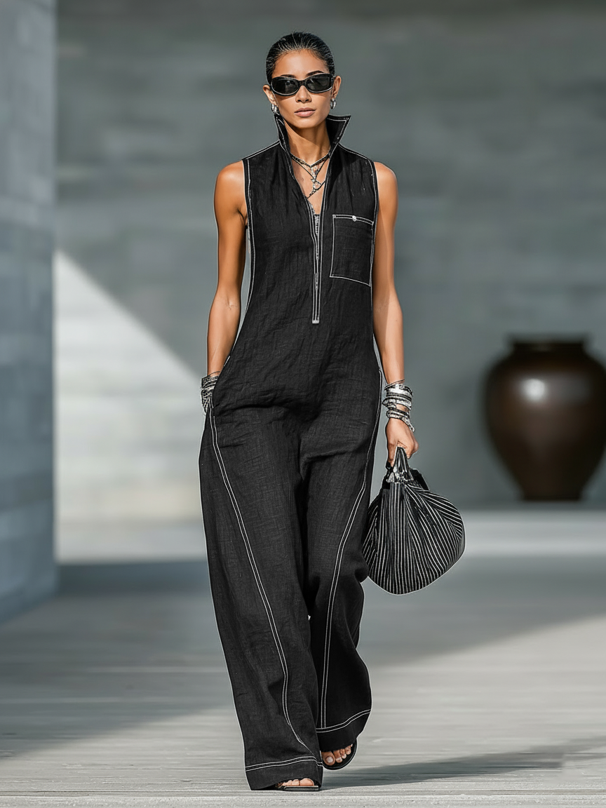 Sienna | Schicker Ärmelloser Jumpsuit