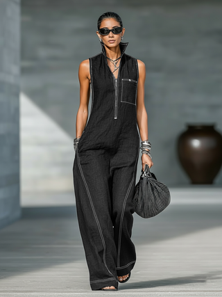 Sienna | Schicker Ärmelloser Jumpsuit