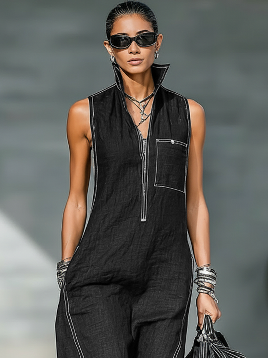 Sienna | Schicker Ärmelloser Jumpsuit