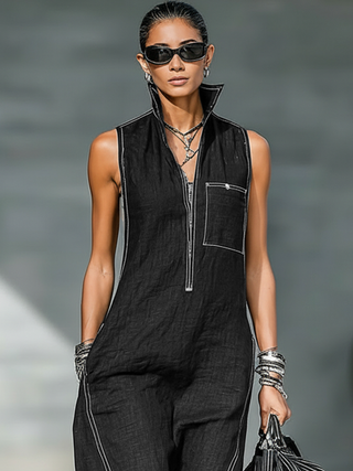 Sienna | Schicker Ärmelloser Jumpsuit