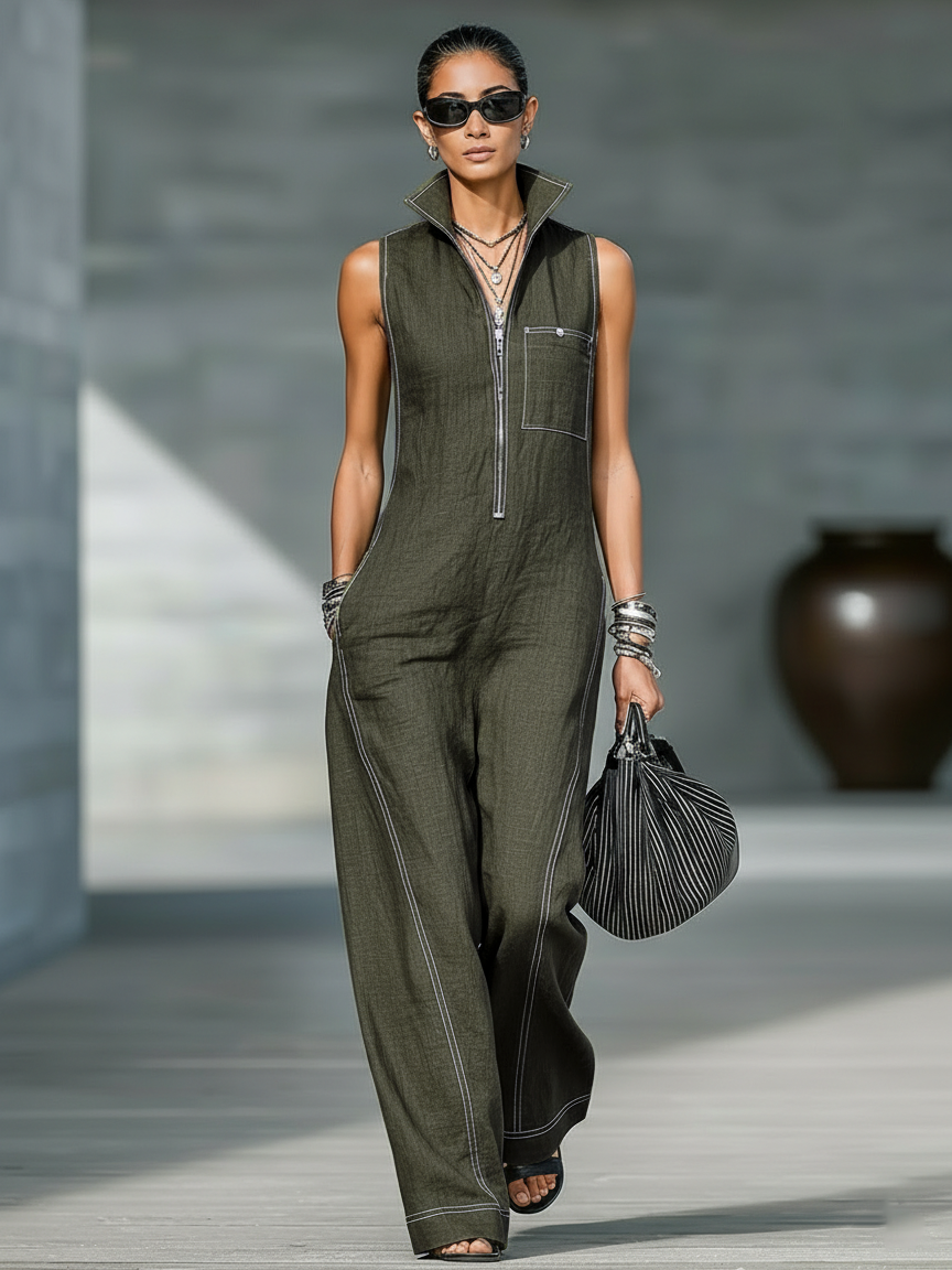 Sienna | Schicker Ärmelloser Jumpsuit