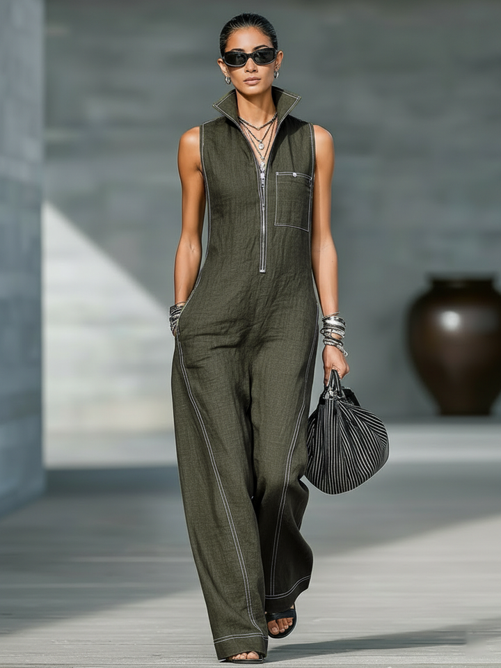 Sienna | Schicker Ärmelloser Jumpsuit