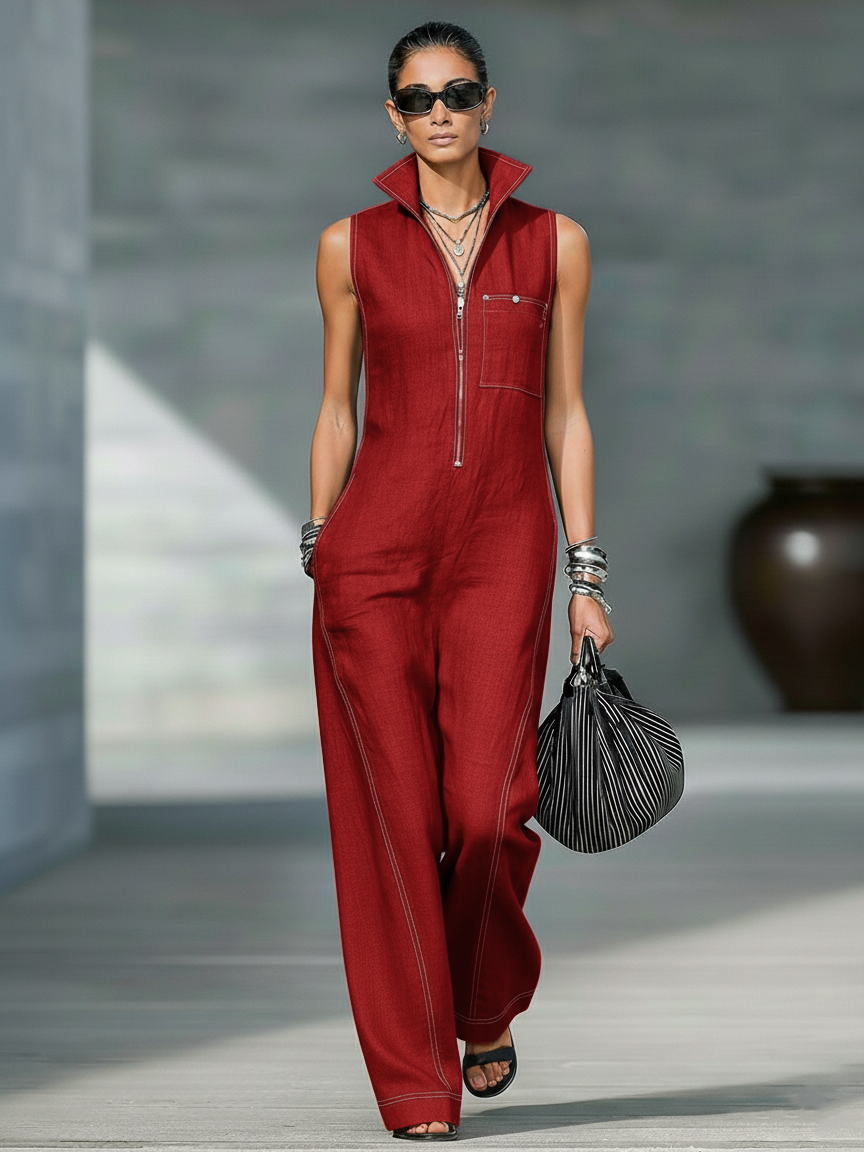 Sienna | Schicker Ärmelloser Jumpsuit