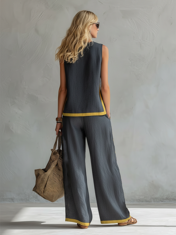Soraya | Elegantes Set mit weitem Bein und lockerer Passform