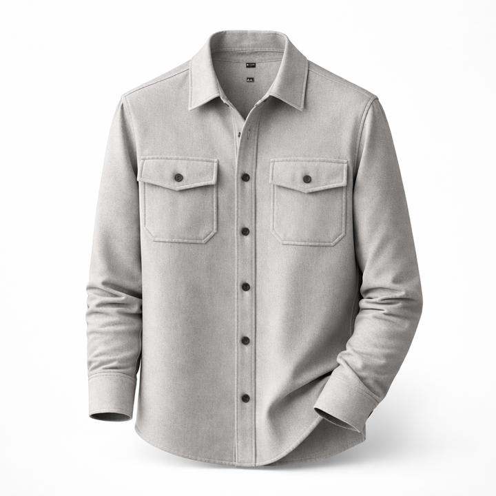 FRIEDRICH | Klassisches Herren-Overshirt mit Knöpfen
