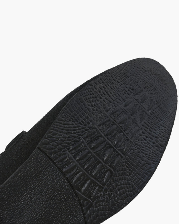 Luxuriöse Wildleder Slipper