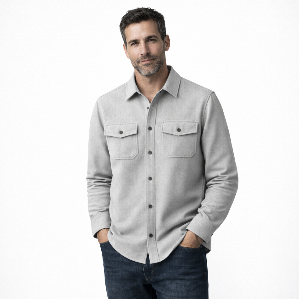 FRIEDRICH | Klassisches Herren-Overshirt mit Knöpfen