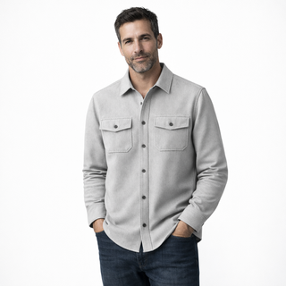 FRIEDRICH | Klassisches Herren-Overshirt mit Knöpfen