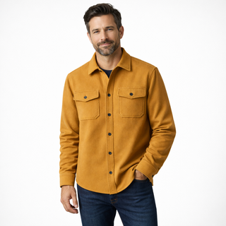 FRIEDRICH | Klassisches Herren-Overshirt mit Knöpfen