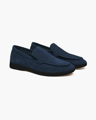 Premium Wildleder Slipper - Schwarze Sohlen