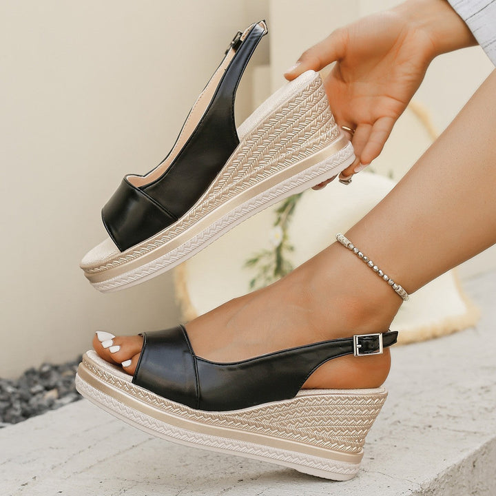 Zoe | Plateausandalen