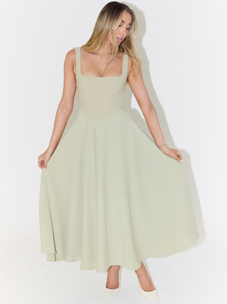 MELISA | Elegantes Midi-Kleid mit femininer Silhouette