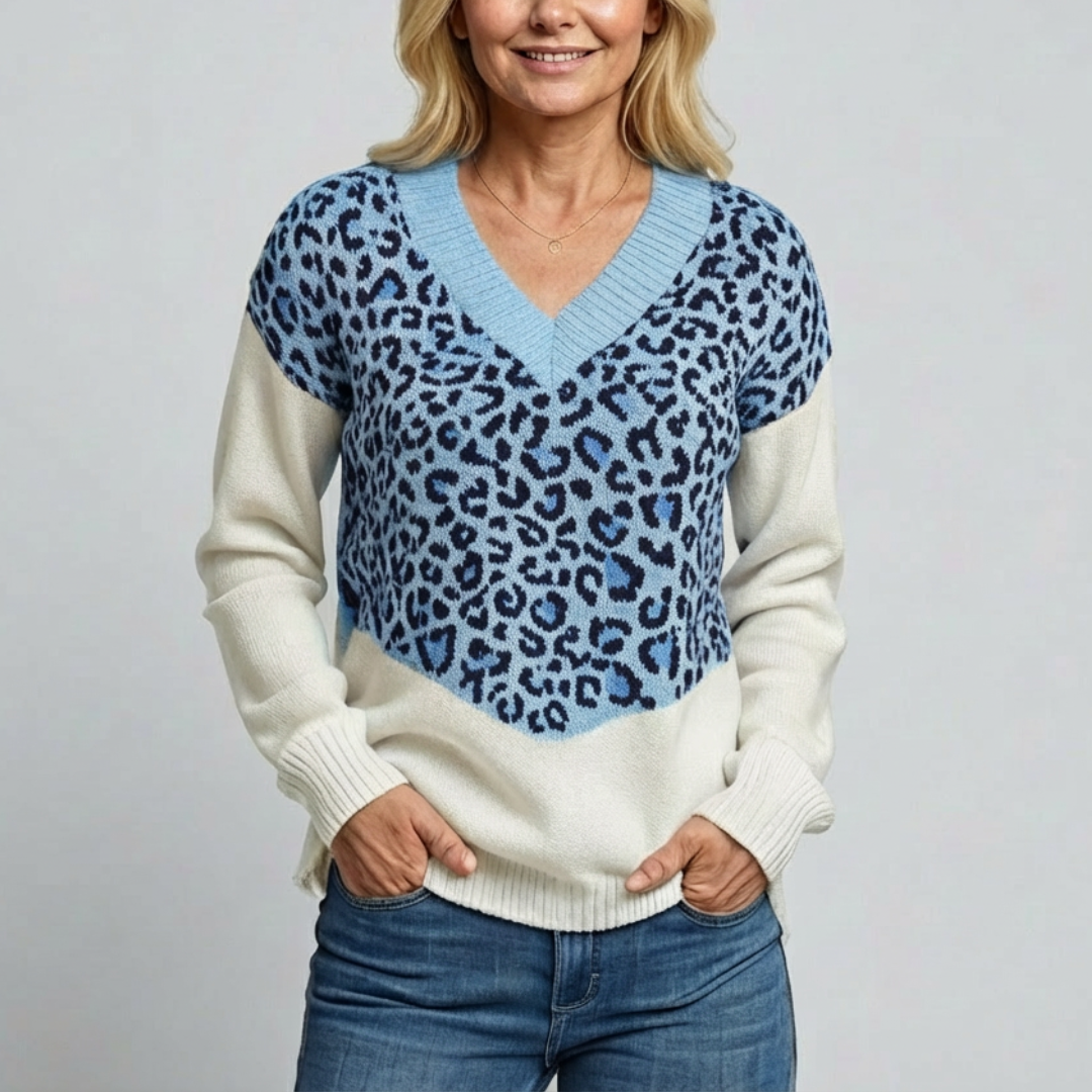Isa | Pullover Léopard Chic