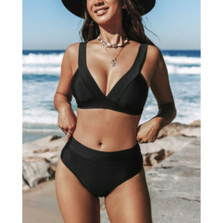 Giulia | Hochgeschnittener Basic Bikini