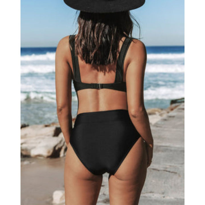 Giulia | Hochgeschnittener Basic Bikini
