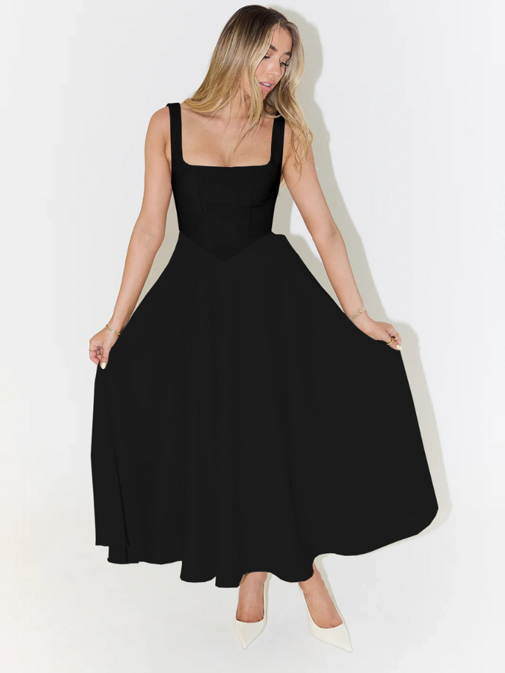 MELISA | Elegantes Midi-Kleid mit femininer Silhouette