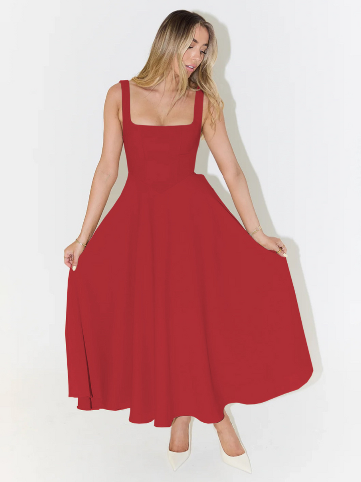 MELISA | Elegantes Midi-Kleid mit femininer Silhouette