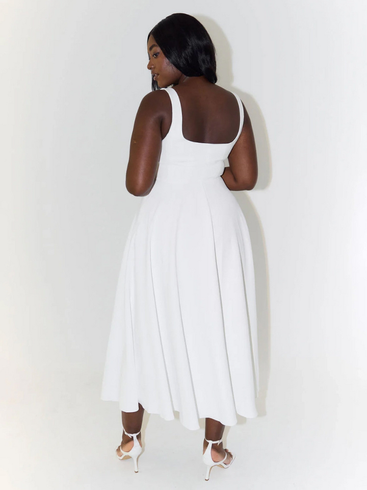 MELISA | Elegantes Midi-Kleid mit femininer Silhouette