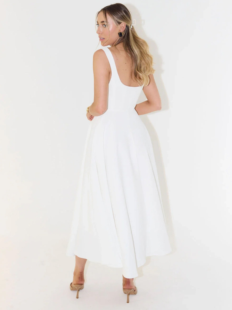 MELISA | Elegantes Midi-Kleid mit femininer Silhouette