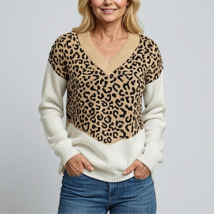 Isa | Pullover Léopard Chic