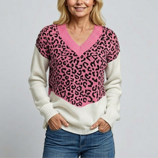 Isa | Pullover Léopard Chic