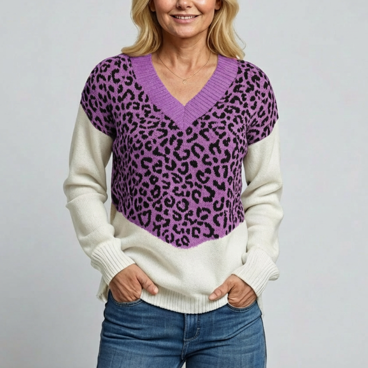 Isa | Pullover Léopard Chic