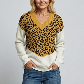 Isa | Pullover Léopard Chic