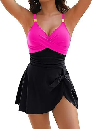 Yarrah | Schwimmkleid mit Wickel-Top