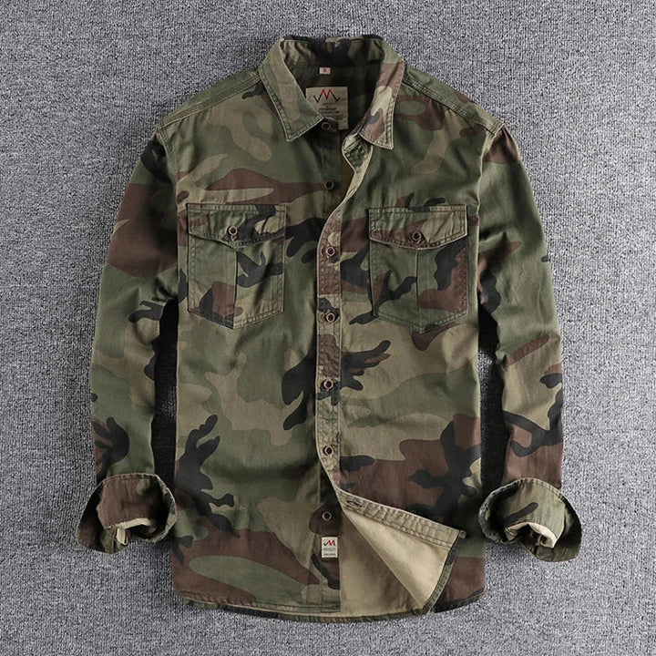Adrie | Camouflage-Hemd – Lässiger Button-Up Stil