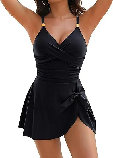 Yarrah | Schwimmkleid mit Wickel-Top