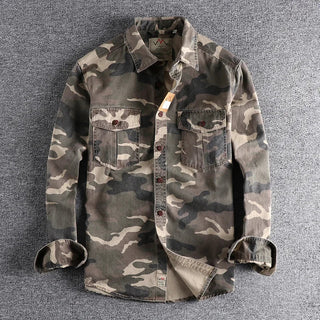 Adrie | Camouflage-Hemd – Lässiger Button-Up Stil