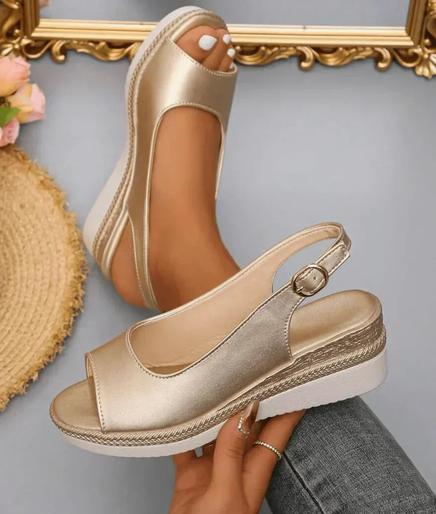 Ange | Schicke Keilsandalen