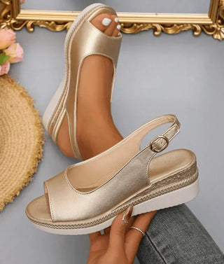 Ange | Schicke Keilsandalen