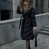 Christina | Elegante Freizeitjacke mit Kunstfellkragen