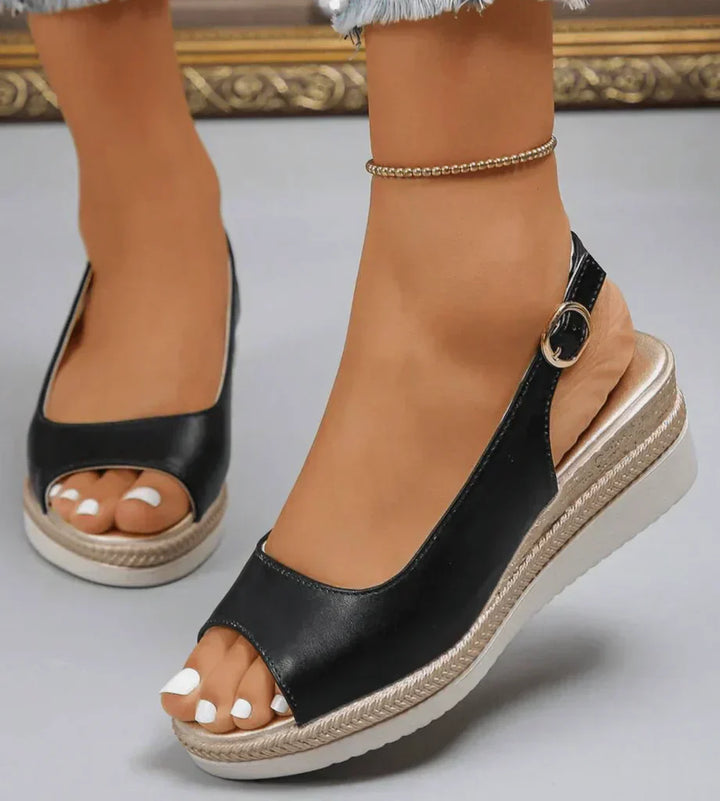 Ange | Schicke Keilsandalen