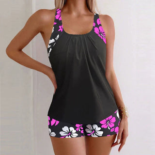 Tatjana | Tankini mit Hibiskus-Print