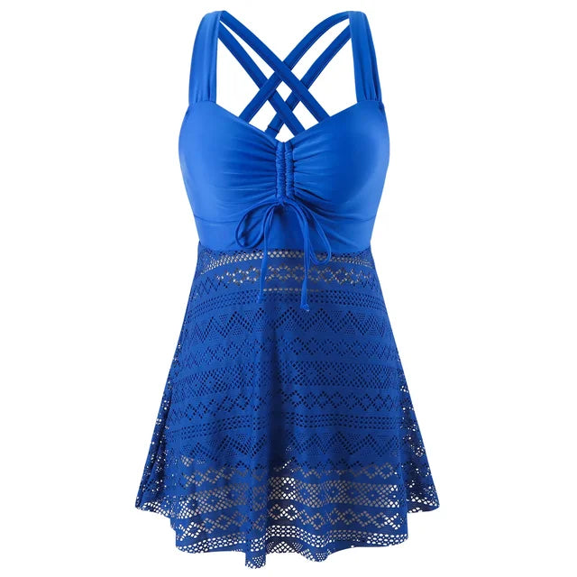 Evelin | Tankini mit Spitzenrock