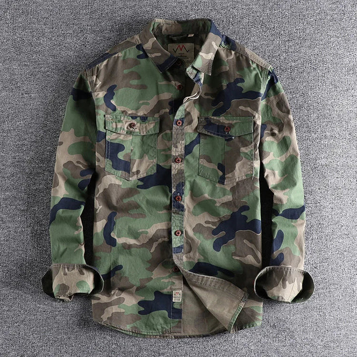 Adrie | Camouflage-Hemd – Lässiger Button-Up Stil