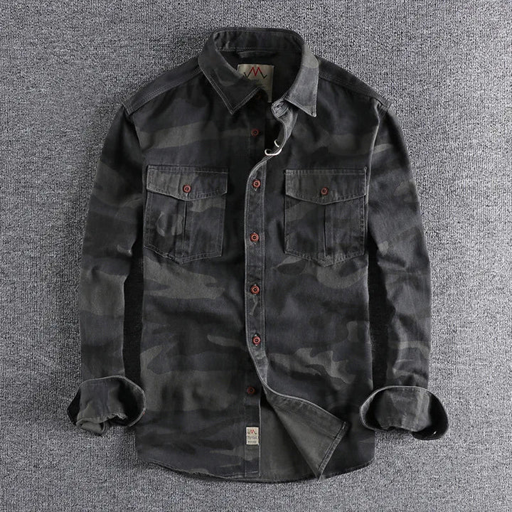 Adrie | Camouflage-Hemd – Lässiger Button-Up Stil