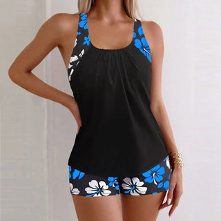 Tatjana | Tankini mit Hibiskus-Print