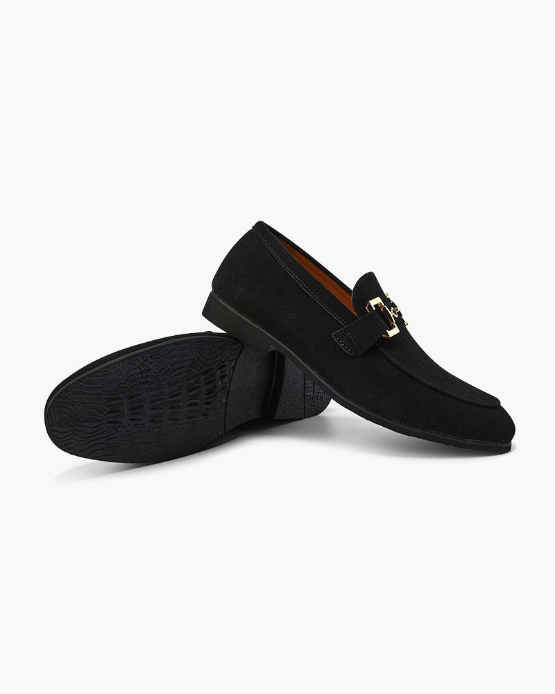 Luxuriöse Wildleder Slipper
