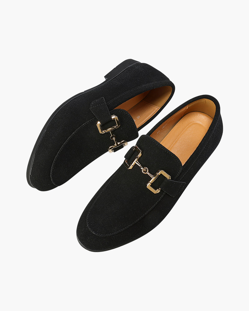 Luxuriöse Wildleder Slipper