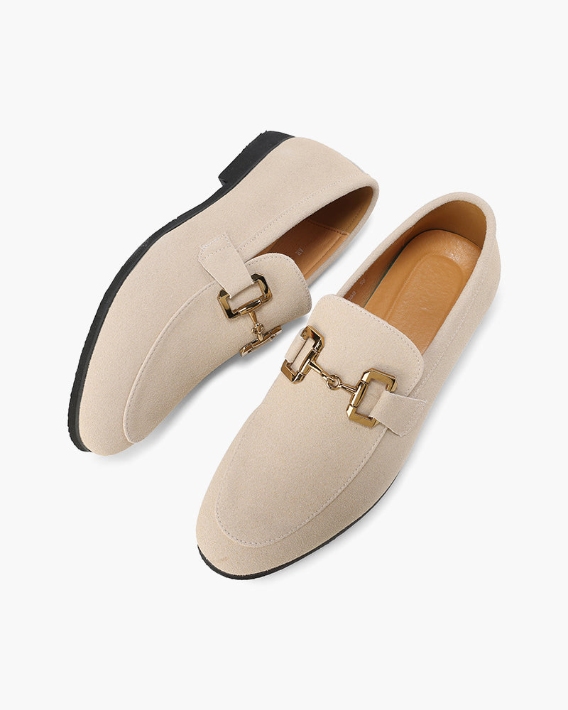 Luxuriöse Wildleder Slipper