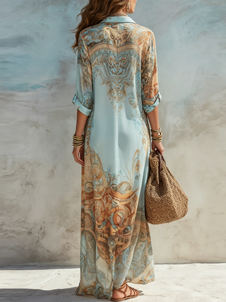 Serena | Kleid Chemisier Mediterraneo