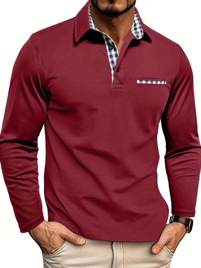Tom | Poloshirt mit langen Ärmeln