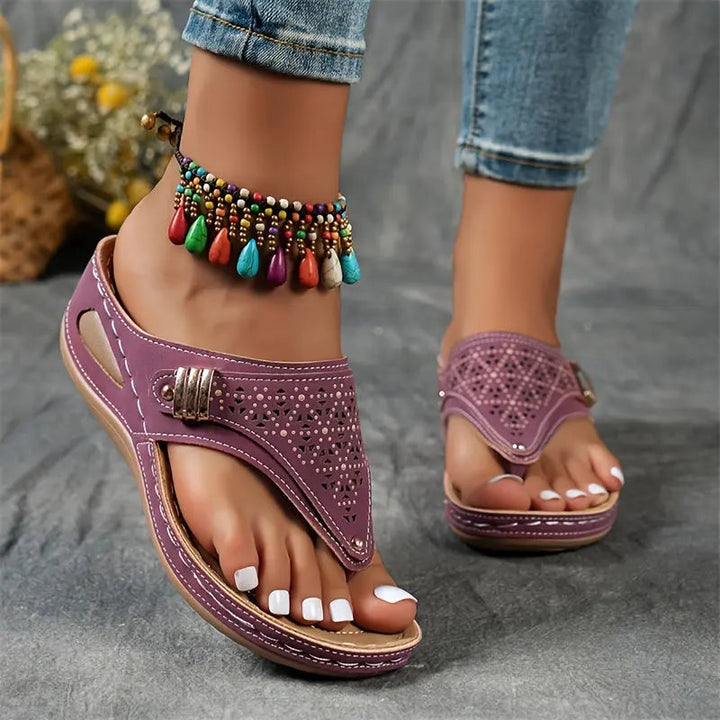 Élodie - Keil-Zehensandalen für Damen