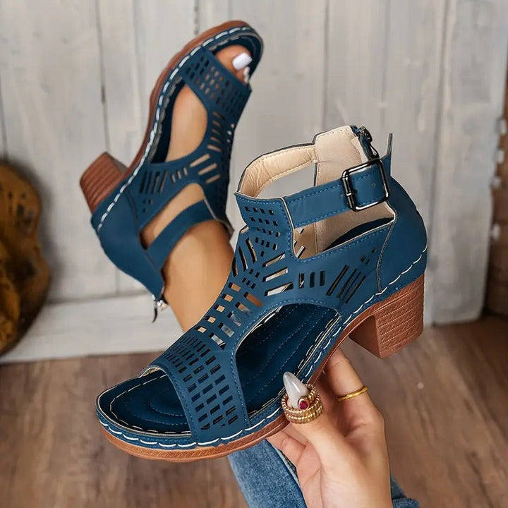 Elena | Sandalen mit Doppelriemen