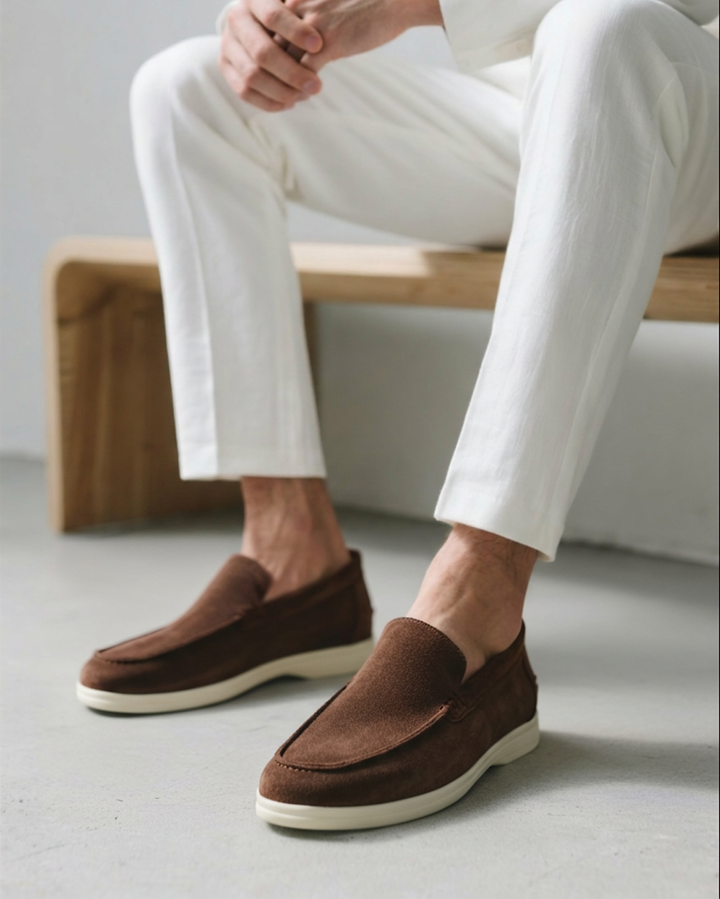 Old Money Wildleder Slipper