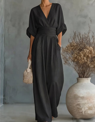 Marina | Lockerer Jumpsuit mit weitem Bein