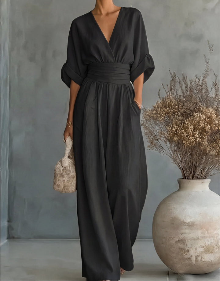Marina | Lockerer Jumpsuit mit weitem Bein